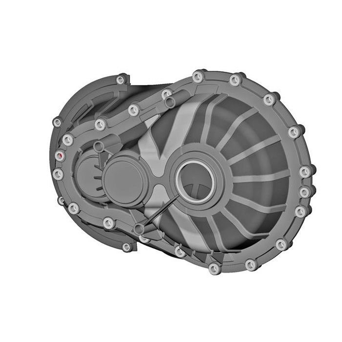 Aliuminio liejimo naujos energijos automobilių dalių pavarų dėžės korpusas